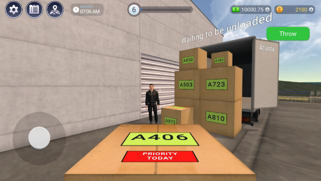 Courier Delivery Simulator